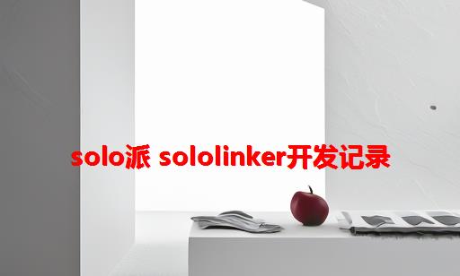 Solo派 SoloLinker开发记录
